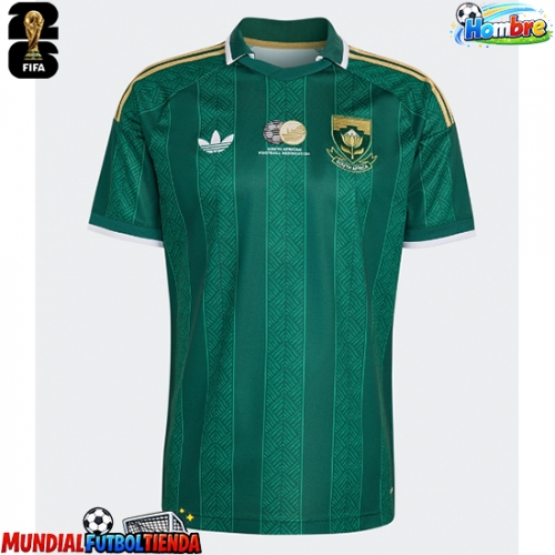 Camiseta Sudáfrica Segunda Equipación Replica Mundial 2026 mangas cortas